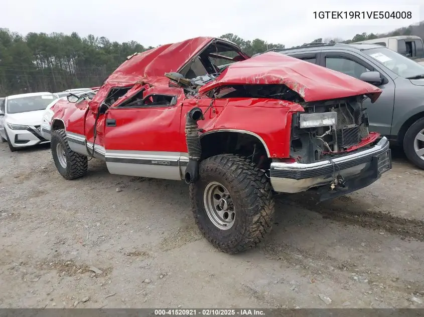 1997 GMC Sierra 1500 Sl Wideside VIN: 1GTEK19R1VE504008 Lot: 41520921