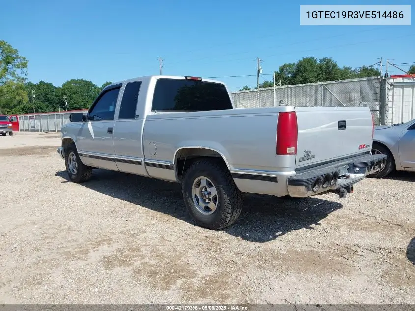 1997 GMC Sierra 1500 Sl Wideside VIN: 1GTEC19R3VE514486 Lot: 42179398