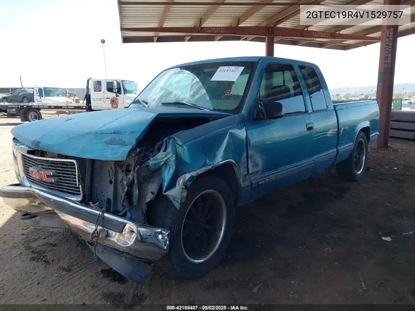 1997 GMC Sierra 1500 Sl Wideside VIN: 2GTEC19R4V1529757 Lot: 42185407