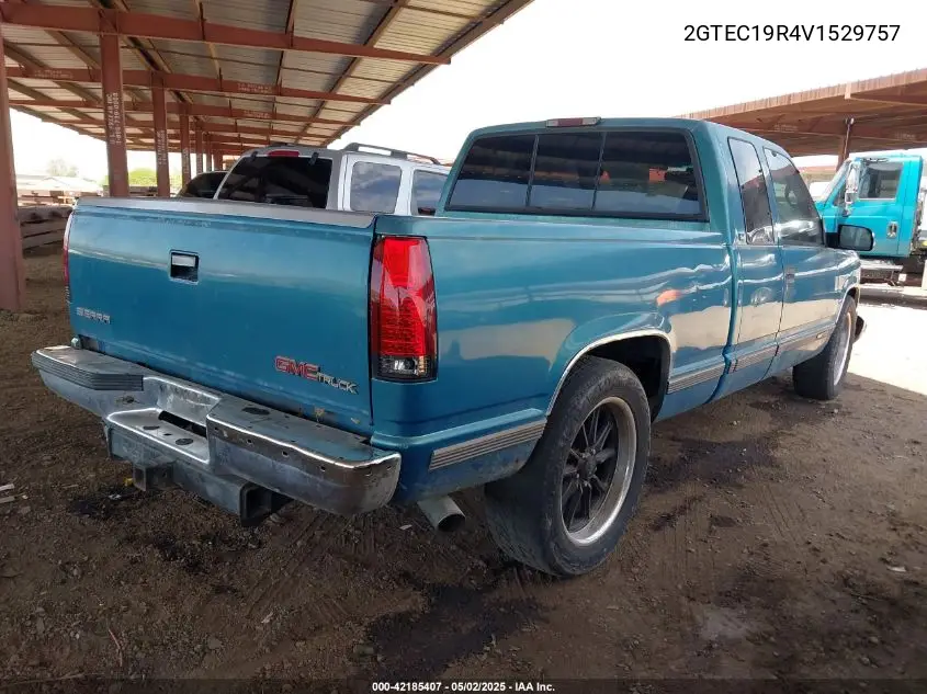 1997 GMC Sierra 1500 Sl Wideside VIN: 2GTEC19R4V1529757 Lot: 42185407