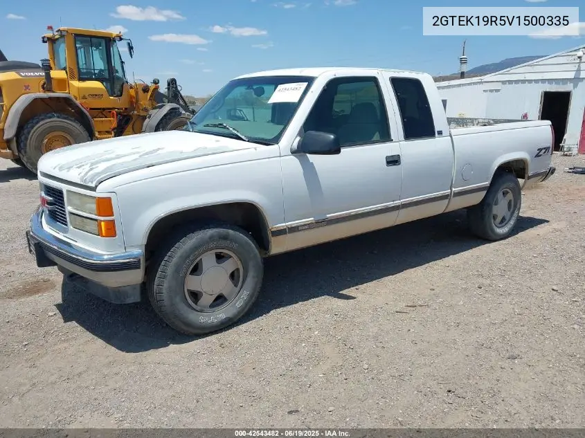 1997 GMC Sierra 1500 Sl Wideside VIN: 2GTEK19R5V1500335 Lot: 42543482