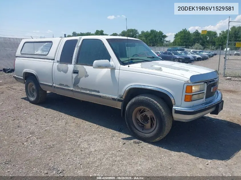 1997 GMC Sierra 1500 Sl Wideside VIN: 2GDEK19R6V1529581 Lot: 42559909