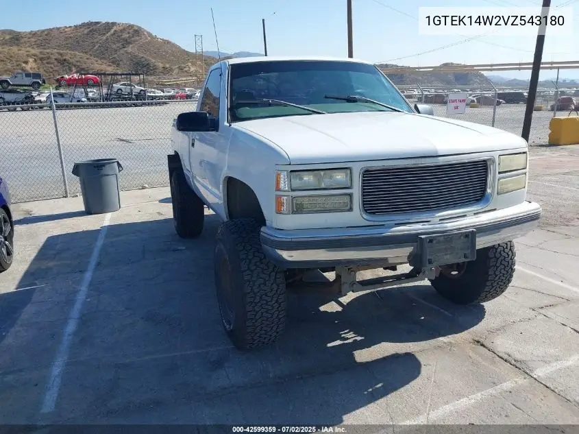 1997 GMC Sierra 1500 Sl Wideside VIN: 1GTEK14W2VZ543180 Lot: 42599359