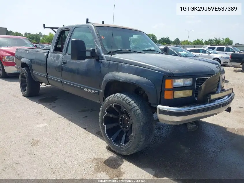 1997 GMC Sierra 2500 Hd Sl VIN: 1GTGK29J5VE537389 Lot: 42621601