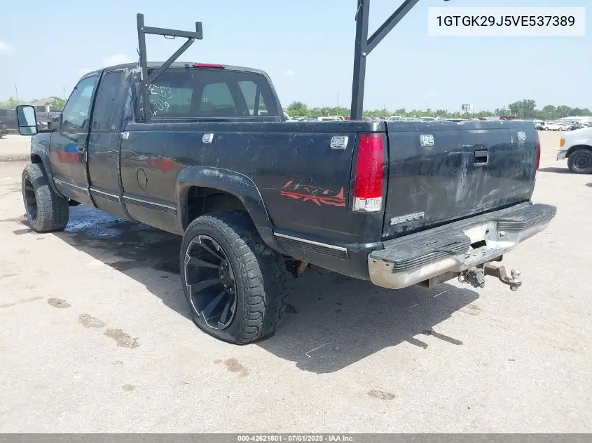 1997 GMC Sierra 2500 Hd Sl VIN: 1GTGK29J5VE537389 Lot: 42621601