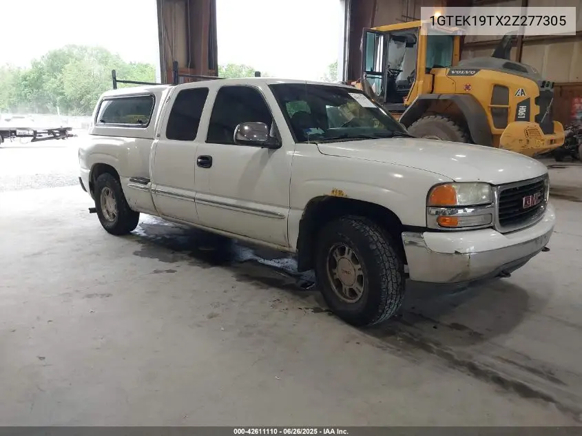 2002 GMC Sierra 1500 Sle VIN: 1GTEK19TX2Z277305 Lot: 42611110