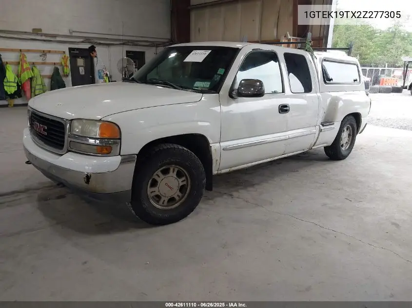 2002 GMC Sierra 1500 Sle VIN: 1GTEK19TX2Z277305 Lot: 42611110