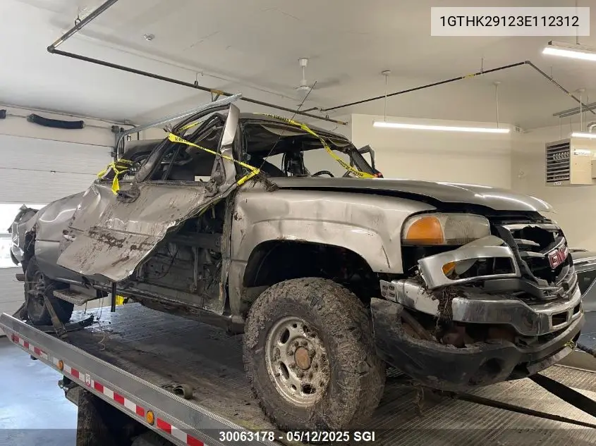 2003 GMC Sierra K2500 Heavy Duty VIN: 1GTHK29123E112312 Lot: 30063178