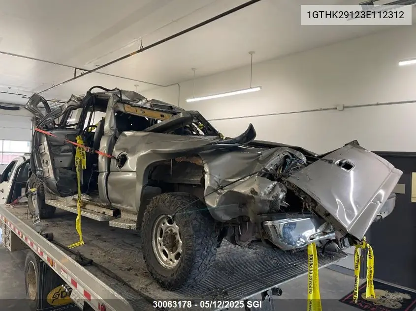 2003 GMC Sierra K2500 Heavy Duty VIN: 1GTHK29123E112312 Lot: 30063178