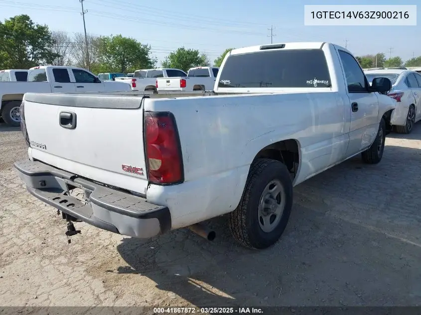 2003 GMC Sierra 1500 Work Truck VIN: 1GTEC14V63Z900216 Lot: 41867872