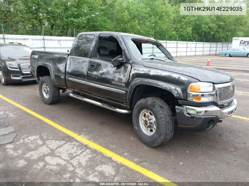 2004 GMC Sierra 2500Hd Slt VIN: 1GTHK29U14E229035 Lot: 42248709