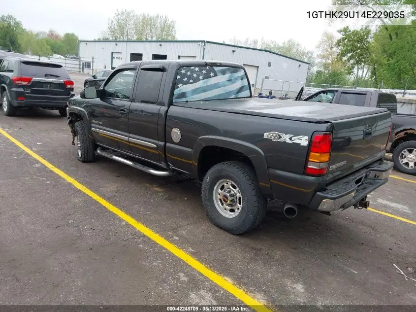 2004 GMC Sierra 2500Hd Slt VIN: 1GTHK29U14E229035 Lot: 42248709