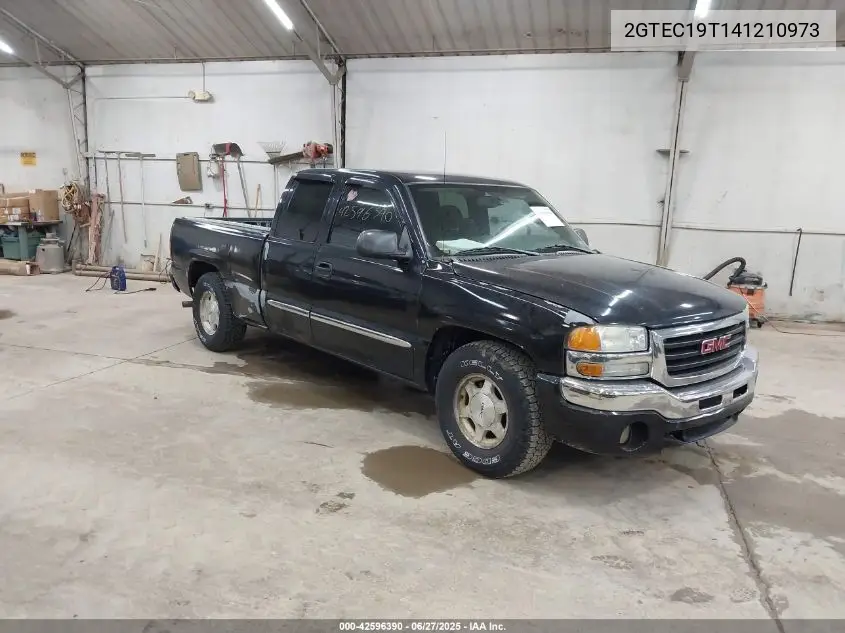 2004 GMC Sierra 1500 Sle VIN: 2GTEC19T141210973 Lot: 42596390