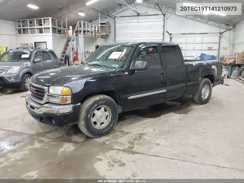 2004 GMC Sierra 1500 Sle VIN: 2GTEC19T141210973 Lot: 42596390