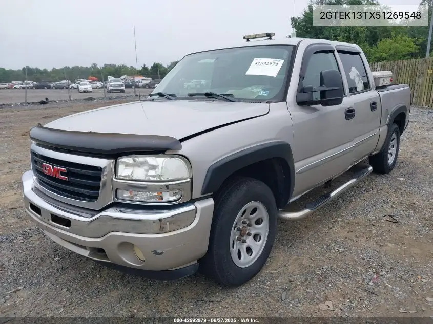 2005 GMC Sierra 1500 Sle VIN: 2GTEK13TX51269548 Lot: 42592979