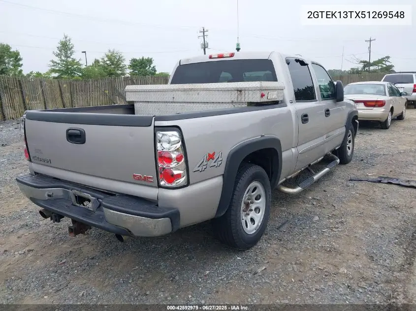 2005 GMC Sierra 1500 Sle VIN: 2GTEK13TX51269548 Lot: 42592979