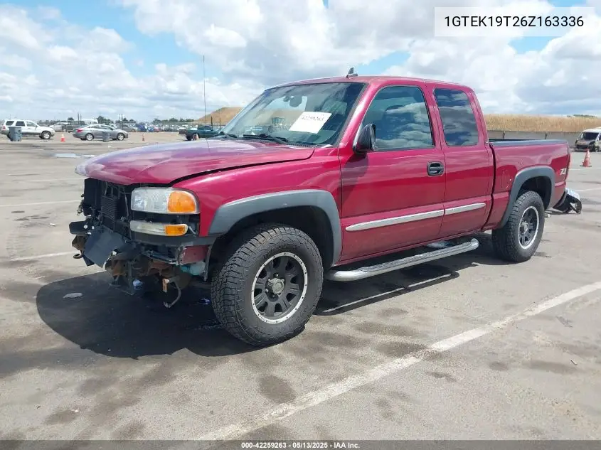 1gtek19t26z163336 1GTEK19T26Z163336 2006 GMC Sierra 1500 Sle2