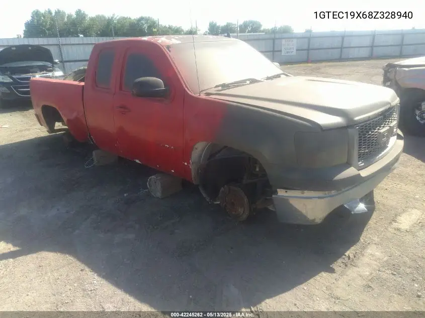 2008 GMC Sierra 1500 Work Truck VIN: 1GTEC19X68Z328940 Lot: 42245262