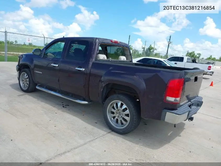2008 GMC Sierra 1500 Sle1 VIN: 2GTEC13C381216854 Lot: 42601613
