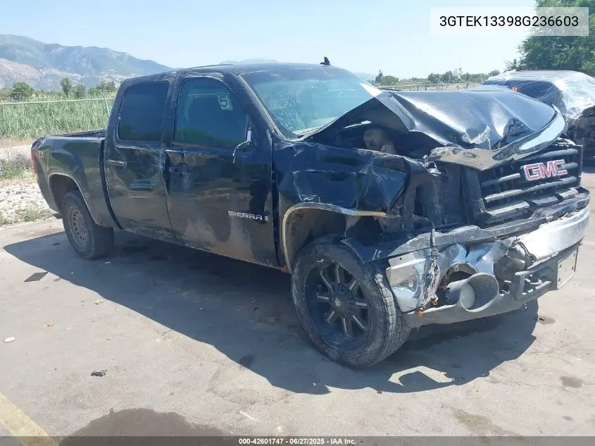 2008 GMC Sierra 1500 Sle1 VIN: 3GTEK13398G236603 Lot: 42601747