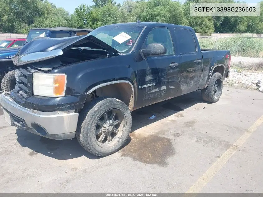 2008 GMC Sierra 1500 Sle1 VIN: 3GTEK13398G236603 Lot: 42601747