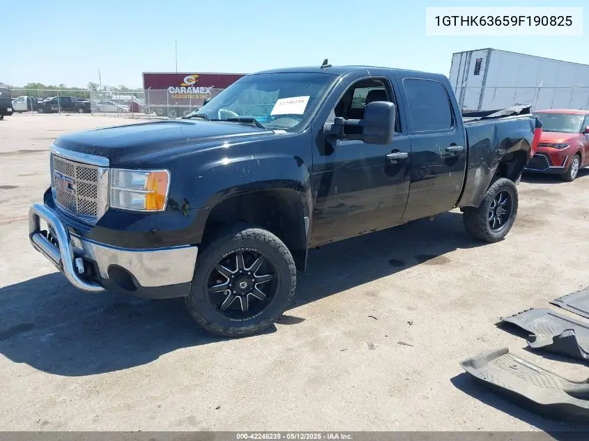 2009 GMC Sierra 2500Hd Slt VIN: 1GTHK63659F190825 Lot: 42248239