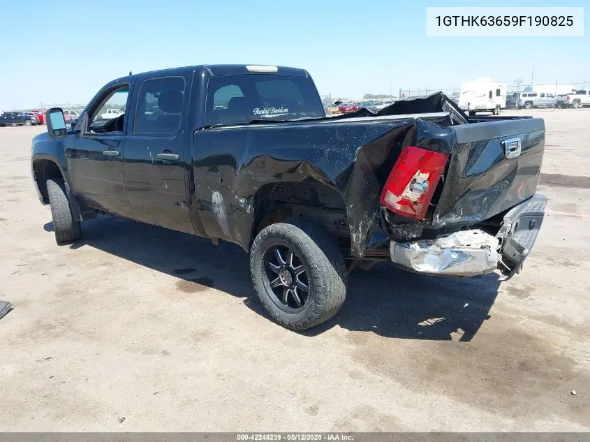 2009 GMC Sierra 2500Hd Slt VIN: 1GTHK63659F190825 Lot: 42248239