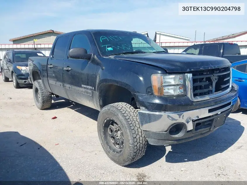 2009 GMC Sierra 1500 Sl VIN: 3GTEK13C99G204798 Lot: 42250803