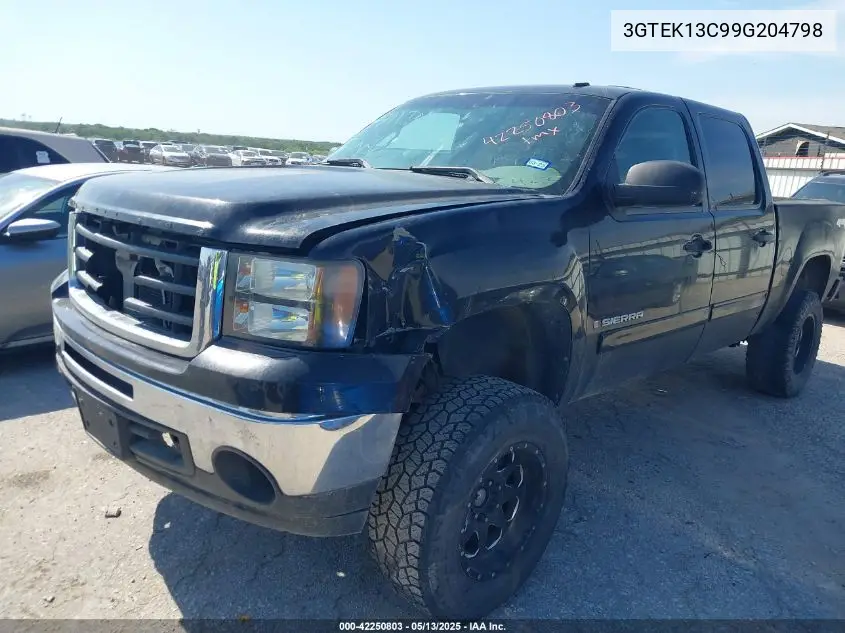 2009 GMC Sierra 1500 Sl VIN: 3GTEK13C99G204798 Lot: 42250803