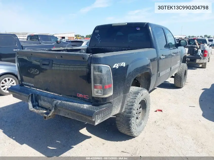 2009 GMC Sierra 1500 Sl VIN: 3GTEK13C99G204798 Lot: 42250803