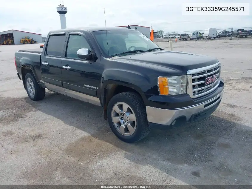 2009 GMC Sierra 1500 Slt VIN: 3GTEK33359G245571 Lot: 42623509
