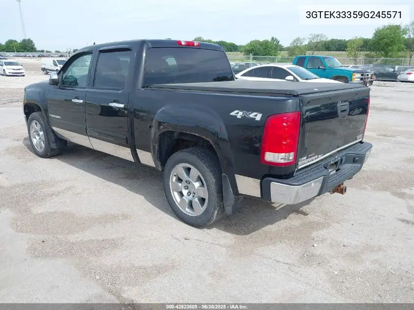 2009 GMC Sierra 1500 Slt VIN: 3GTEK33359G245571 Lot: 42623509