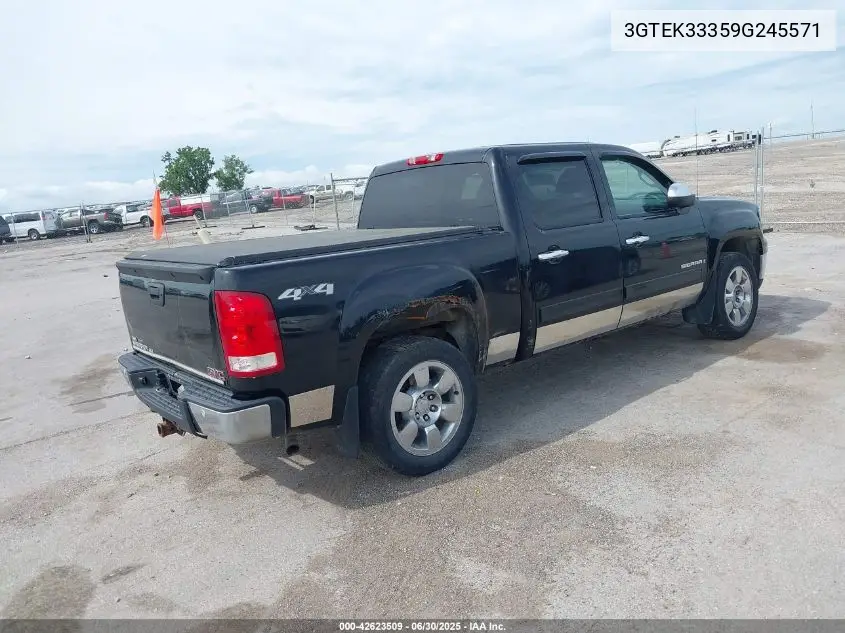 2009 GMC Sierra 1500 Slt VIN: 3GTEK33359G245571 Lot: 42623509