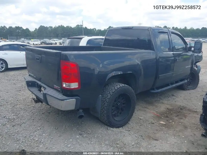 2009 GMC Sierra Slt VIN: 1GTEK39J99Z258572 Lot: 42626031