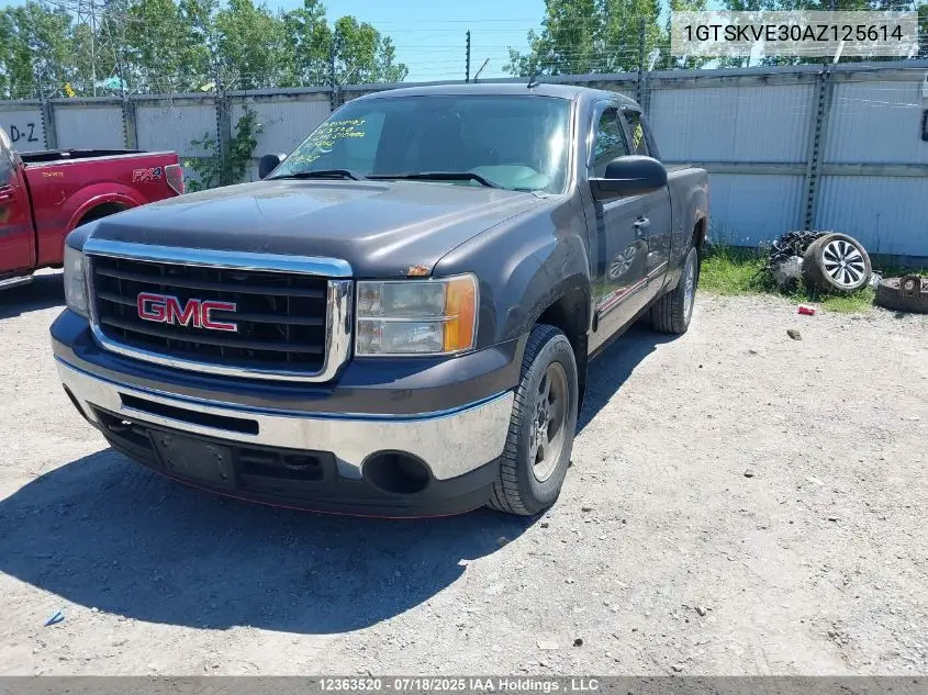 2010 GMC Sierra 1500 VIN: 1GTSKVE30AZ125614 Lot: 12363520