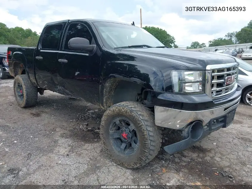 2010 GMC Sierra 1500 Sle VIN: 3GTRKVE33AG165393 Lot: 42242626
