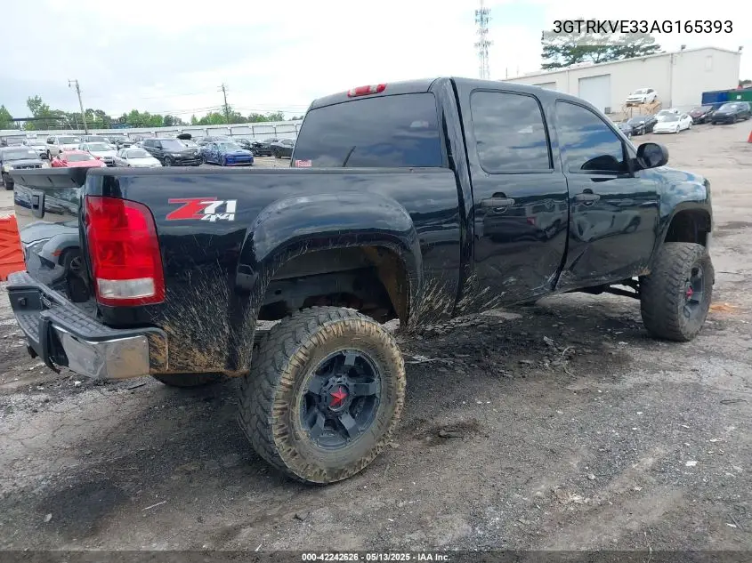 2010 GMC Sierra 1500 Sle VIN: 3GTRKVE33AG165393 Lot: 42242626