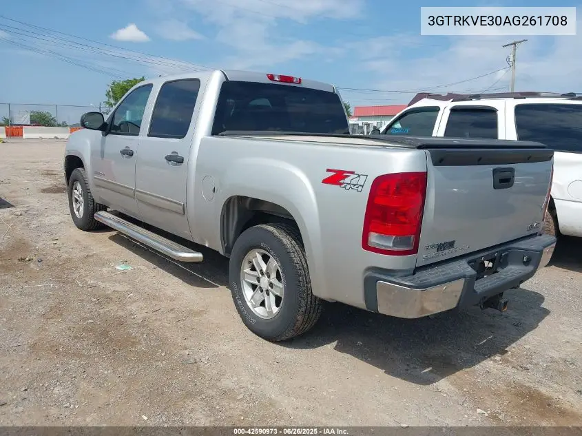 2010 GMC Sierra 1500 Sle VIN: 3GTRKVE30AG261708 Lot: 42590973