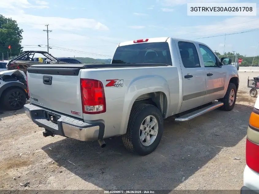 2010 GMC Sierra 1500 Sle VIN: 3GTRKVE30AG261708 Lot: 42590973