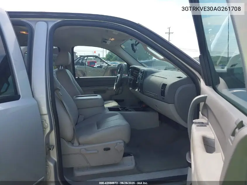 2010 GMC Sierra 1500 Sle VIN: 3GTRKVE30AG261708 Lot: 42590973