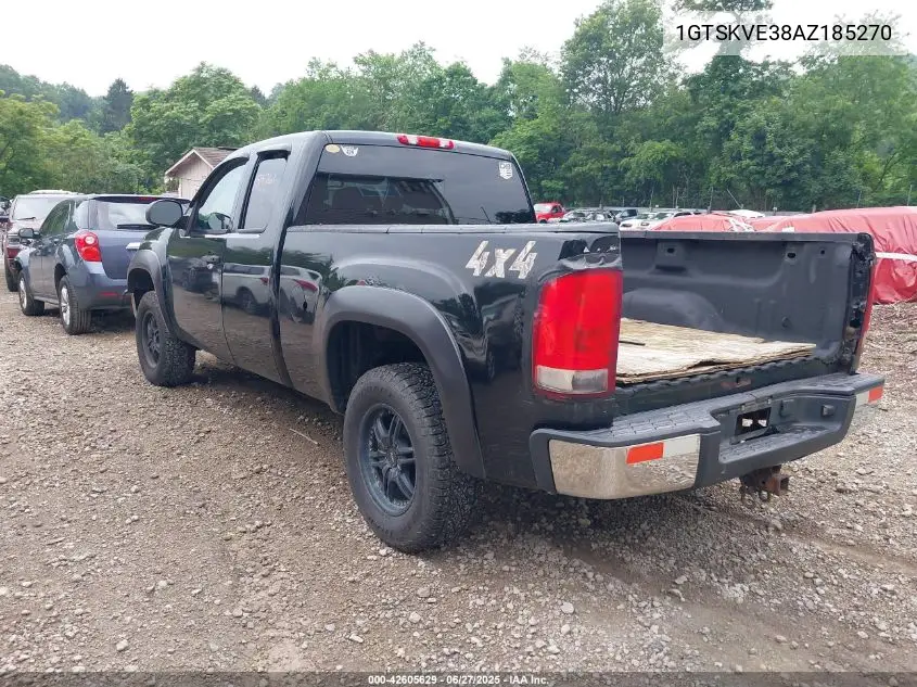 2010 GMC Sierra Sle VIN: 1GTSKVE38AZ185270 Lot: 42605629