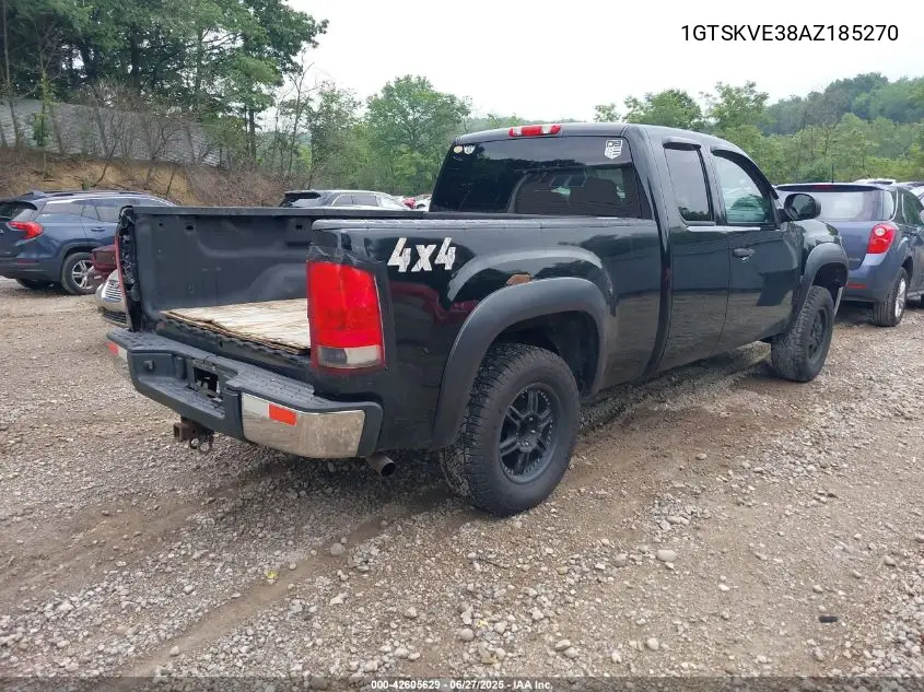 2010 GMC Sierra Sle VIN: 1GTSKVE38AZ185270 Lot: 42605629