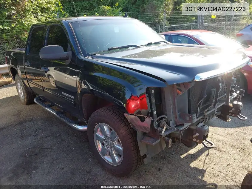 2010 GMC Sierra 1500 Sle VIN: 3GTRKVE34AG227223 Lot: 42606061