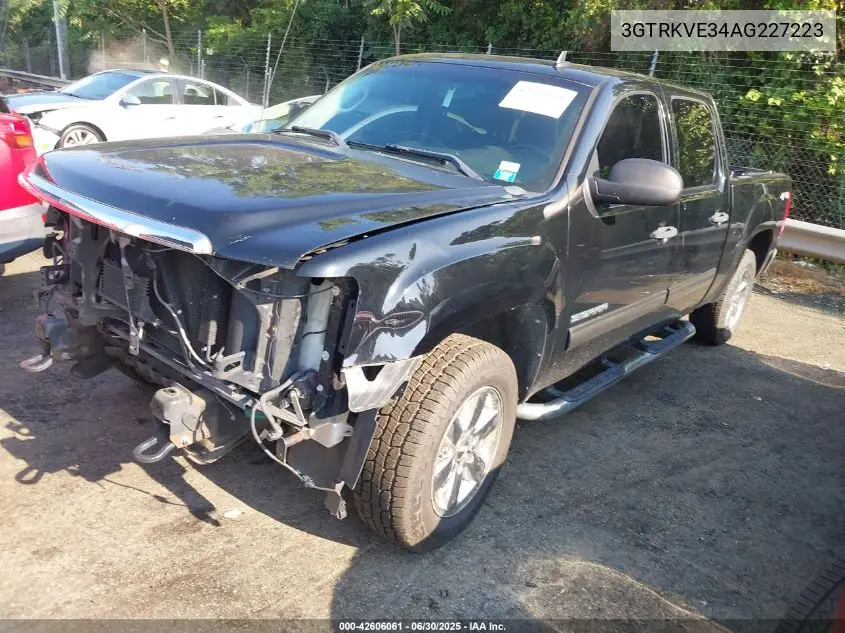 2010 GMC Sierra 1500 Sle VIN: 3GTRKVE34AG227223 Lot: 42606061