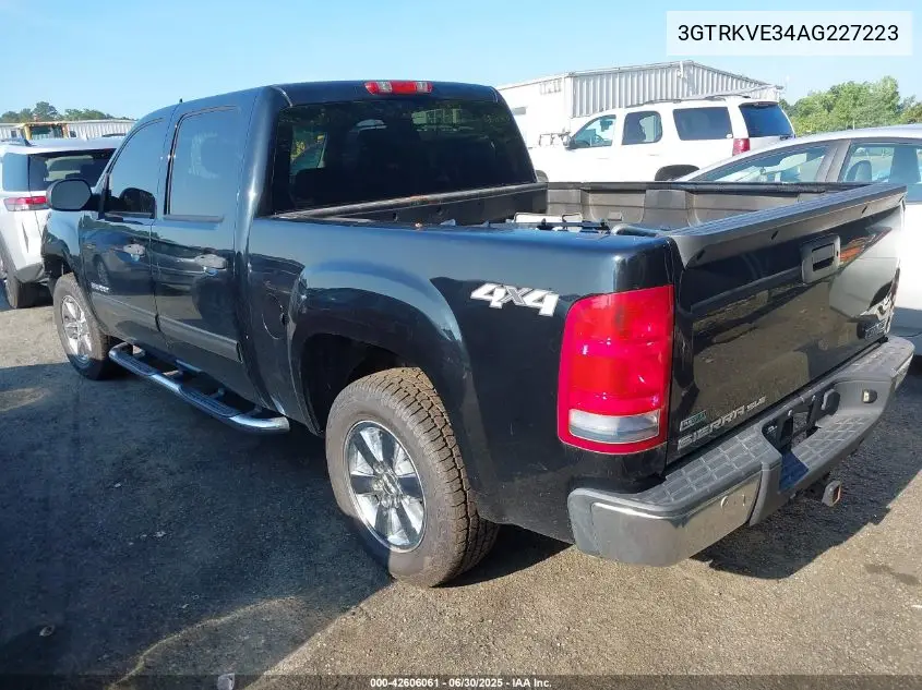 2010 GMC Sierra 1500 Sle VIN: 3GTRKVE34AG227223 Lot: 42606061