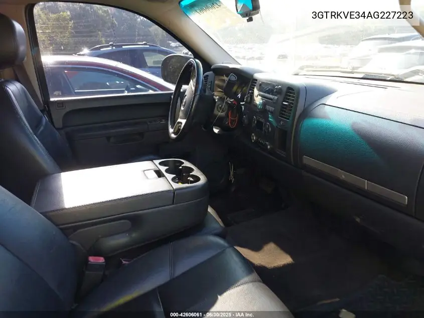 2010 GMC Sierra 1500 Sle VIN: 3GTRKVE34AG227223 Lot: 42606061