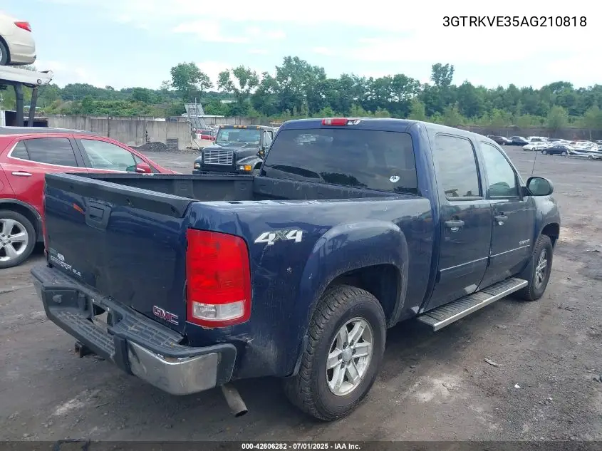 3GTRKVE35AG210818 2010 GMC Sierra 1500 Sle