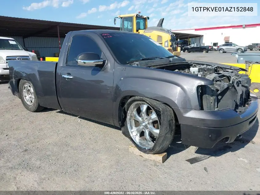 2010 GMC Sierra 1500 Sle VIN: 1GTPKVE01AZ152848 Lot: 42609382