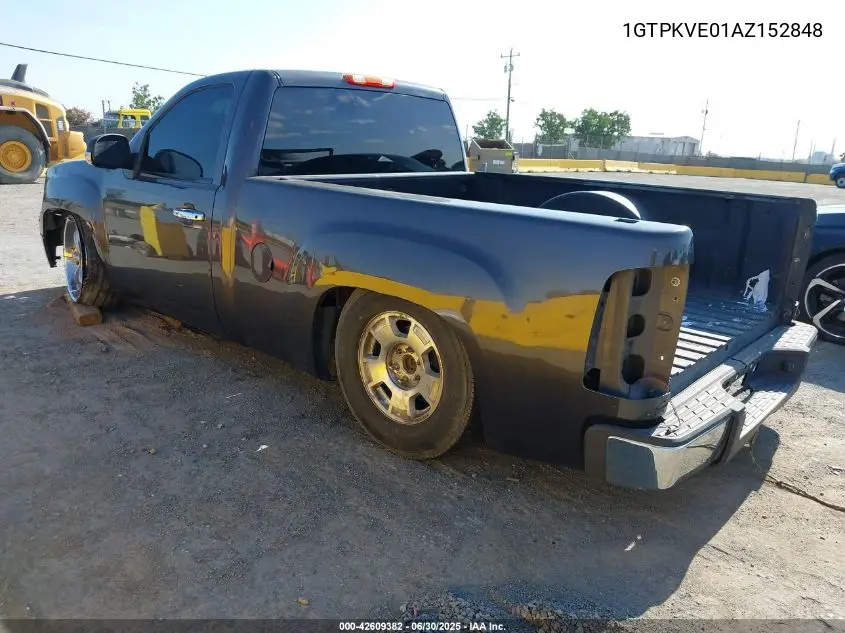 2010 GMC Sierra 1500 Sle VIN: 1GTPKVE01AZ152848 Lot: 42609382
