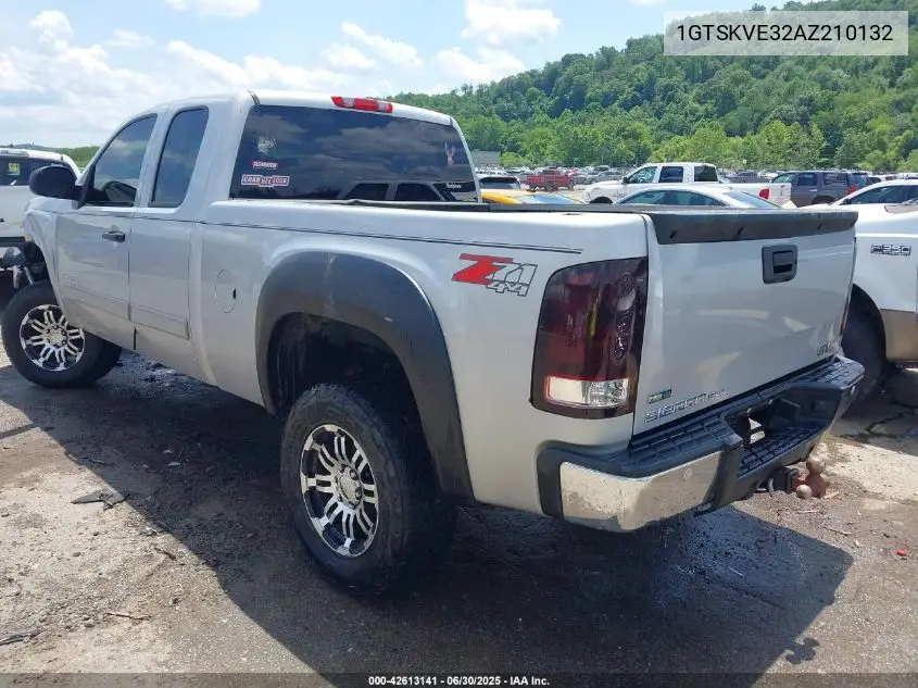 2010 GMC Sierra K1500 Sle VIN: 1GTSKVE32AZ210132 Lot: 42613141